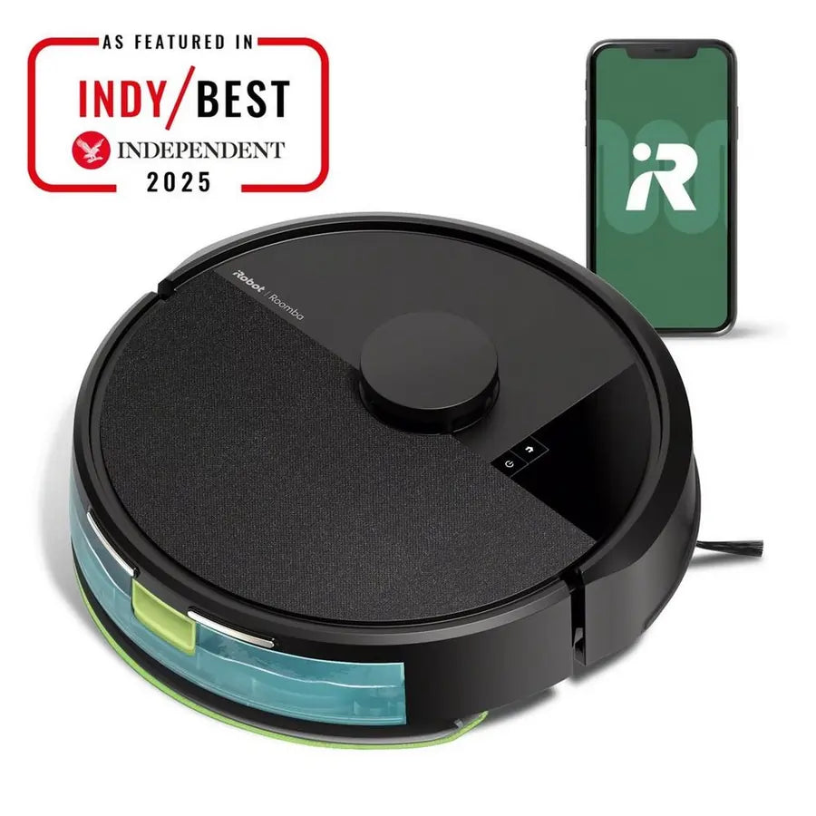 iRobot ROOMBA 105 Robot Vacuum Cleaner With Mop And App Control, Black