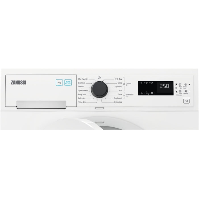 Zanussi ZDC72B4SW 7kg Condenser Tumble Dryer,White,B Rated - 43724678824159 