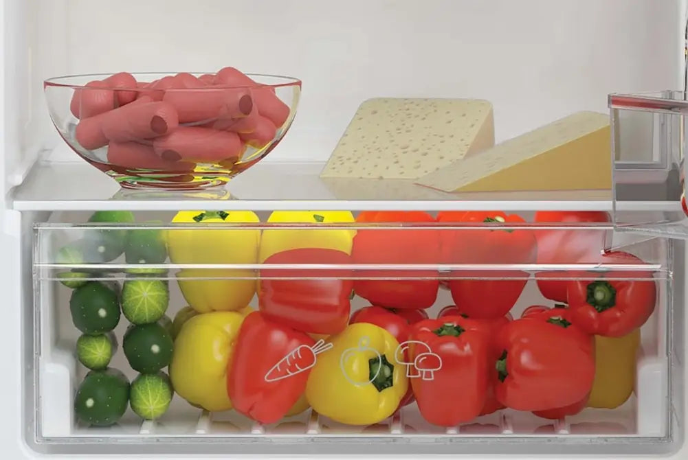 Zenith ZICSD473 54cm 70/30 Manual Defrost Integrated Fridge Freezer