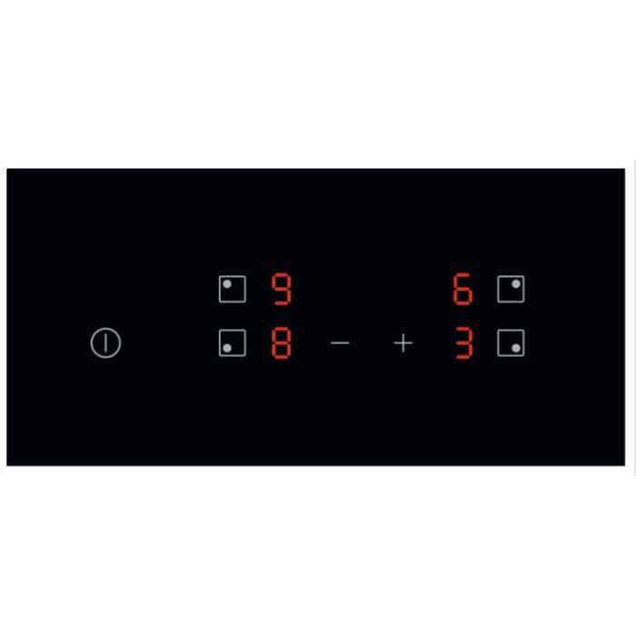 Zanussi ZHRN641K 60cm 4 Zone Ceramic Hob,Black - 43724690620639 
