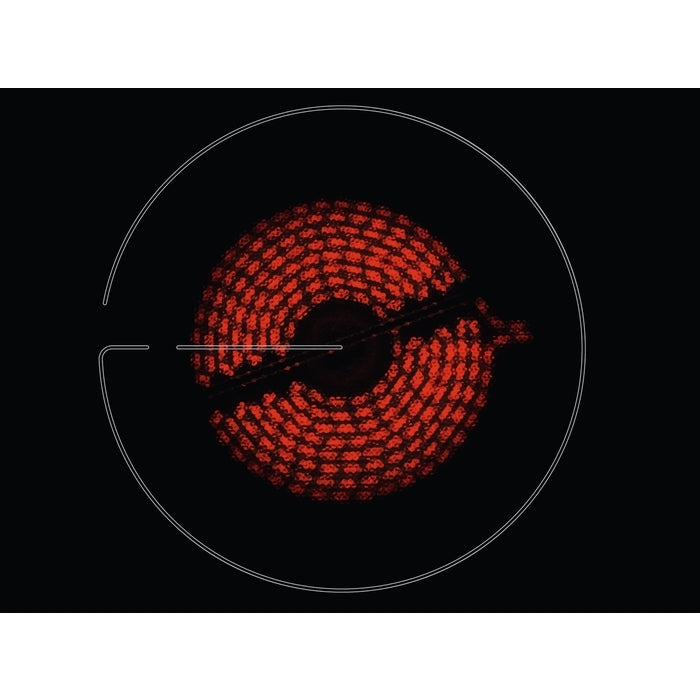 Zanussi ZHRN643K 60cm 4 Zone Ceramic Hob,Black