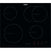 Thumbnail Zanussi ZHRN643K 60cm 4 Zone Ceramic Hob,Black- 43724686721247