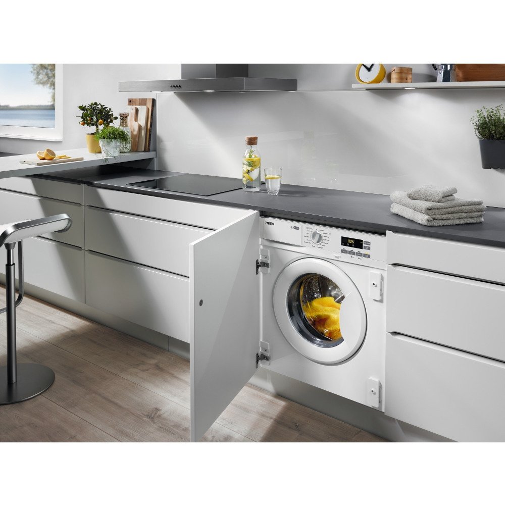 Zanussi ZW74PDBI 7kg Washing Machine with 1400 rpm,Fully Integrated,B Rated - 43724688097503 