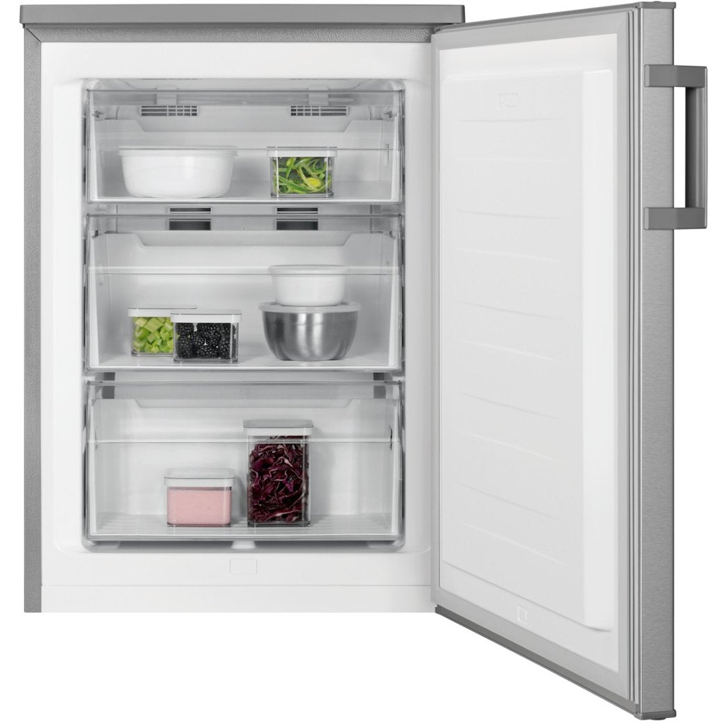 AEG ATB68E7NU Freestanding Upright Freezer Frost Free - Stainless Steel - E Rated | Atlantic Electrics