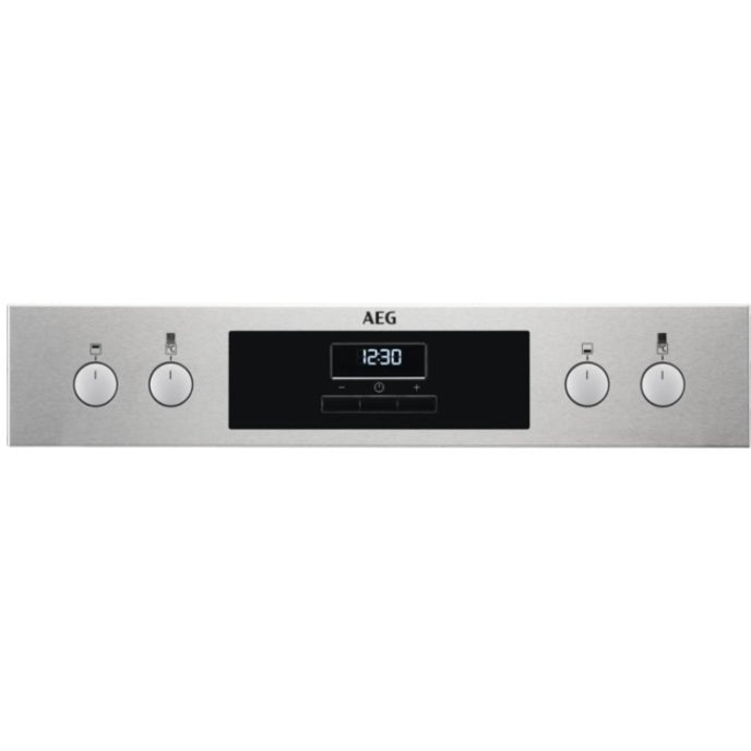 AEG DEB331010M 66L/42L Built-In Electric Double Oven - Stainless Steel - A Rated | Atlantic Electrics
