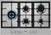 Thumbnail AEG HGB75500SM 75cm 5 Burner Gas Hob, Stainless Steel | Atlantic Electrics- 42942860525791