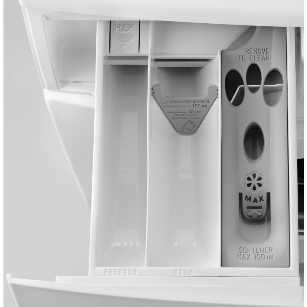 AEG L7FE7261BI Integrated Washing Machine, 7kg, 1200 Spin, White | Atlantic Electrics