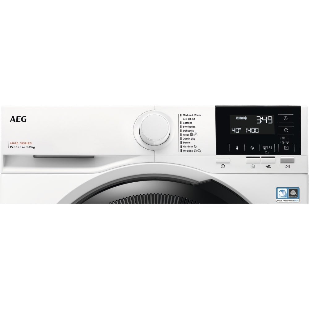 AEG LFR61144B 10kg Washing Machine with 1400 rpm - White - A Rated | Atlantic Electrics - 42198386671839 