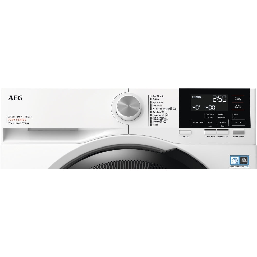 AEG LWR7195M4B 9/5kg Washer Dryer with 1400 rpm - White - D Rated | Atlantic Electrics - 42198386442463 
