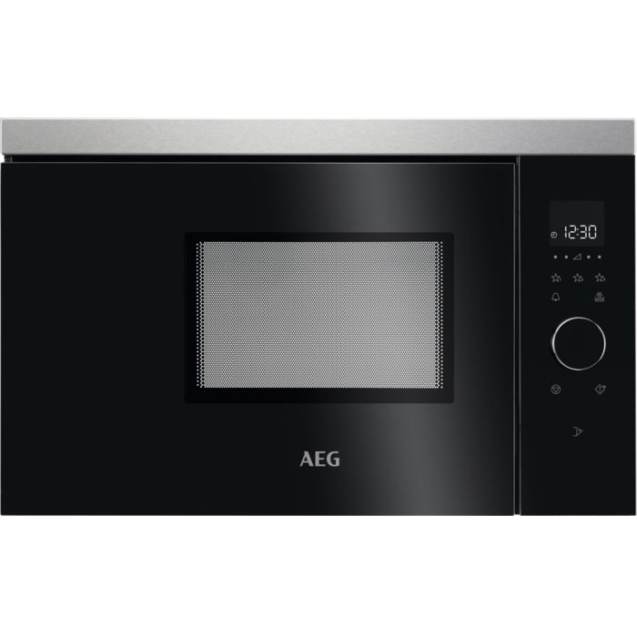 AEG MBB1756SEM Built - In Microwave, Black/ Stainless Steel with Antifingerprint | Atlantic Electrics - 42724169973983 