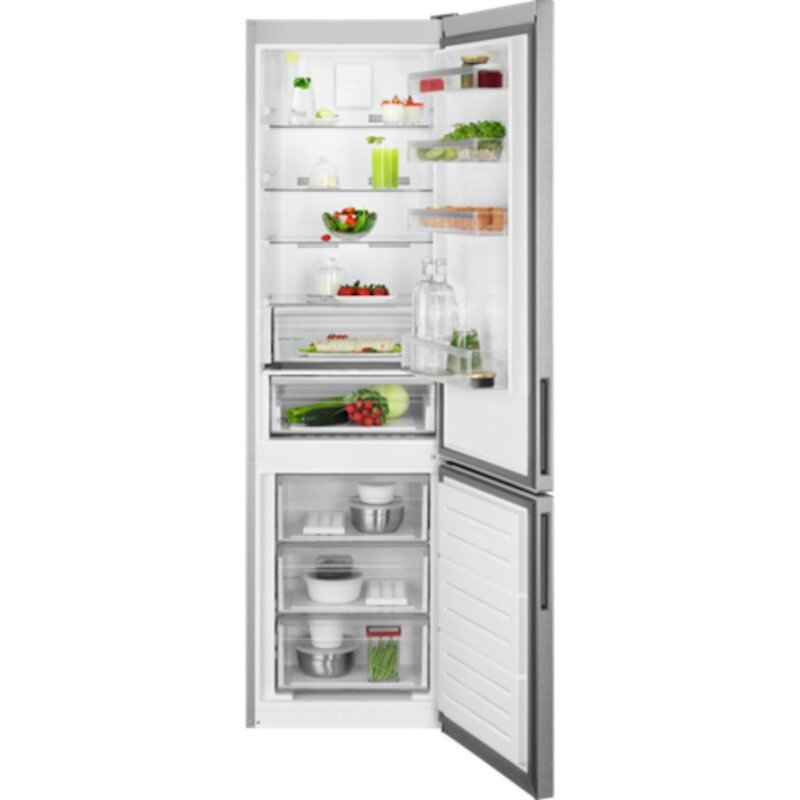 AEG RCB636E2MX Freestanding 60/40 Fridge Freezer Frost Free - Stainless Steel - E Rated | Atlantic Electrics