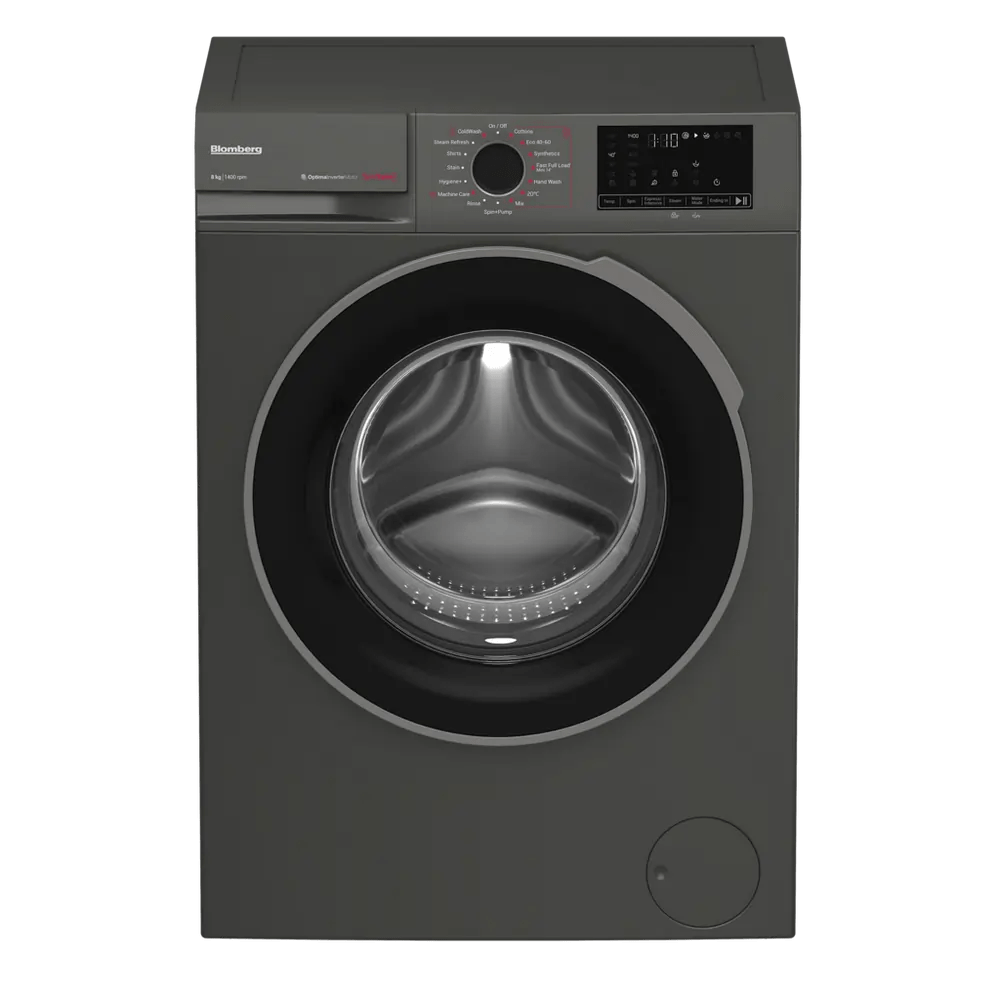 Blomberg LWA18461G 8kg 1400 Spin Washing Machine, Graphite | Atlantic Electrics - 42730770432223 