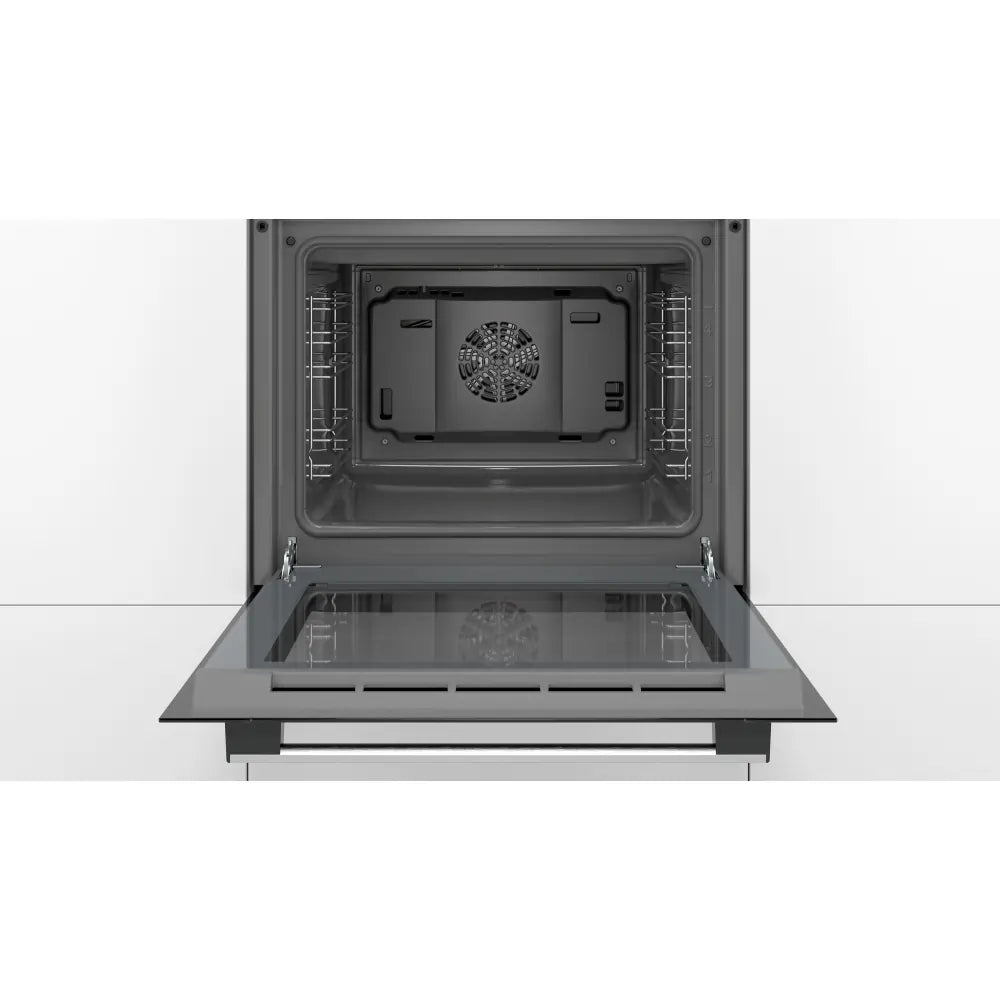 Bosch HHF113BA0B Built In Electric Single Oven With 3D Hot Air - Black | Atlantic Electrics - 42703626371295 