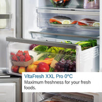 Thumbnail Bosch KGN392LDFG Series 4 No Frost Fridge Freezer, 60/40, Inox- 42117457576159