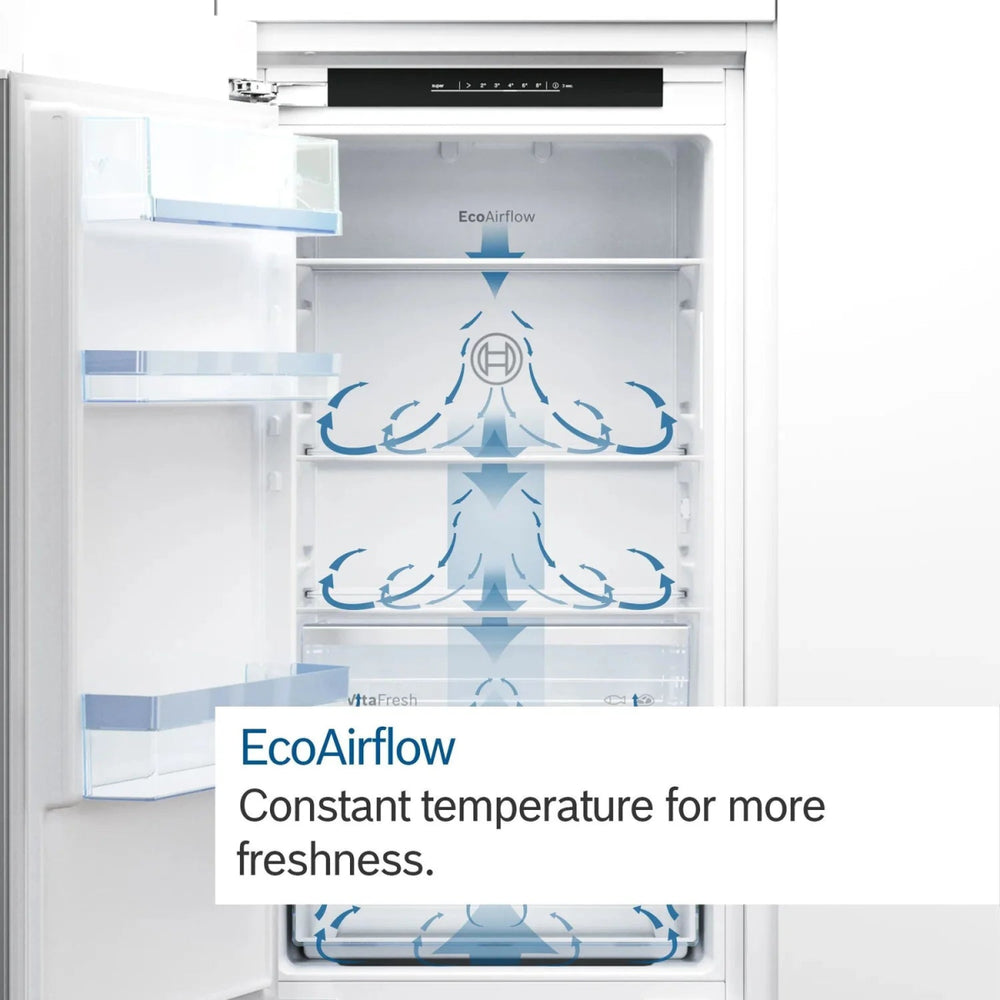 Bosch KIN85NSE0G Fully Integrated 50/50 Fridge Freezer Frost Free with Sliding Hinge | Atlantic Electrics - 41820621570271 