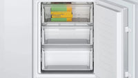 Thumbnail Bosch KIN86NSE0G No Frost Integrated Fridge Freezer, Sliding Hinge, 60/40, White | Atlantic Electrics- 42117458002143
