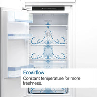 Thumbnail Bosch KIN86NSE0G No Frost Integrated Fridge Freezer, Sliding Hinge, 60/40, White | Atlantic Electrics- 42117457871071