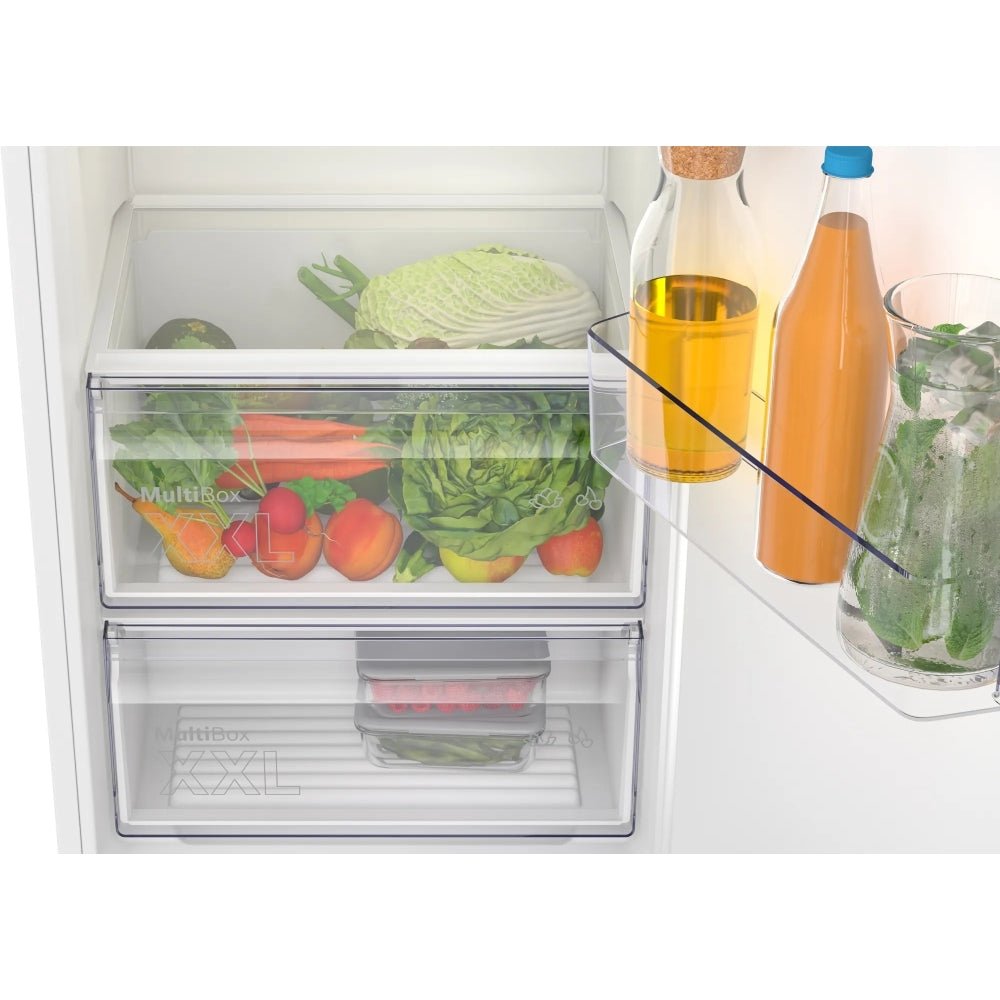 Bosch KIR81NSE0G Series 2 Built - In Larder Fridge, Sliding Hinge, White | Atlantic Electrics - 42674046664927 