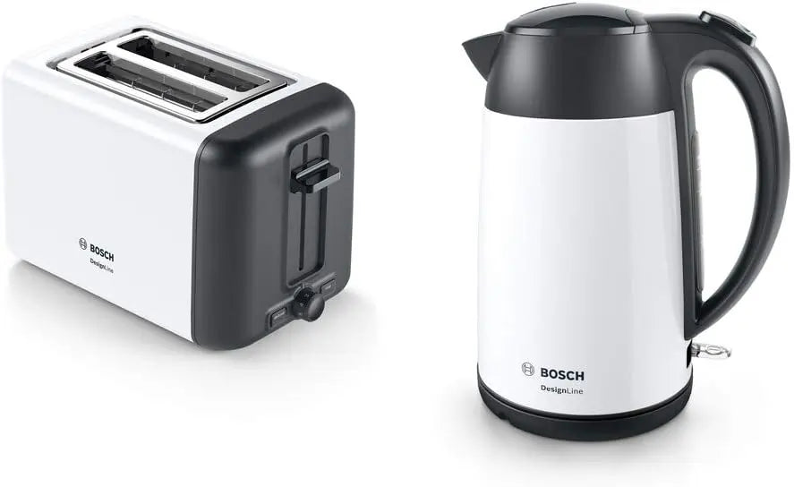 Bosch TAT3P421GB 2 Slice Toaster 970 W, White | Atlantic Electrics - 42065526391007 
