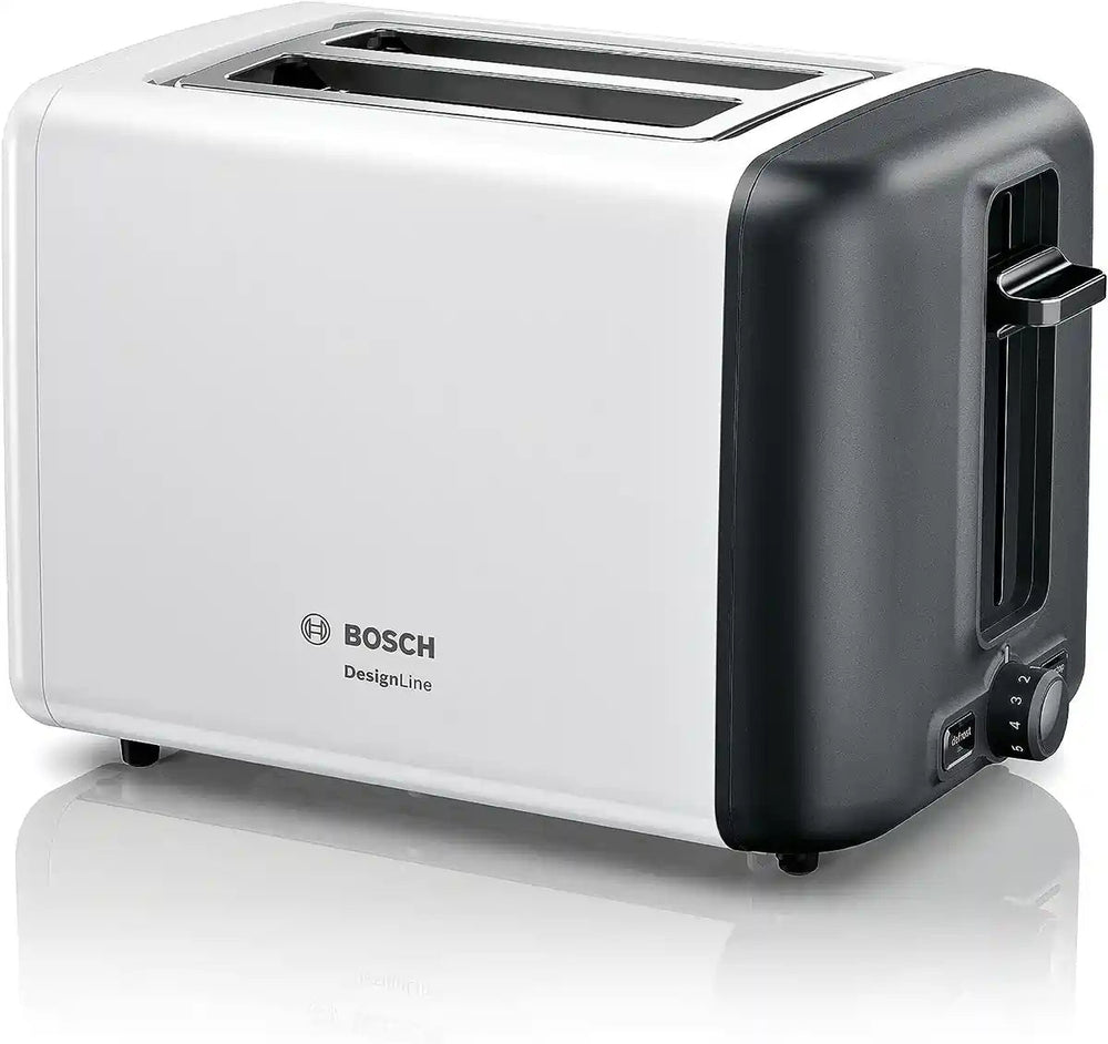 Bosch TAT3P421GB 2 Slice Toaster 970 W, White | Atlantic Electrics - 42065526128863 