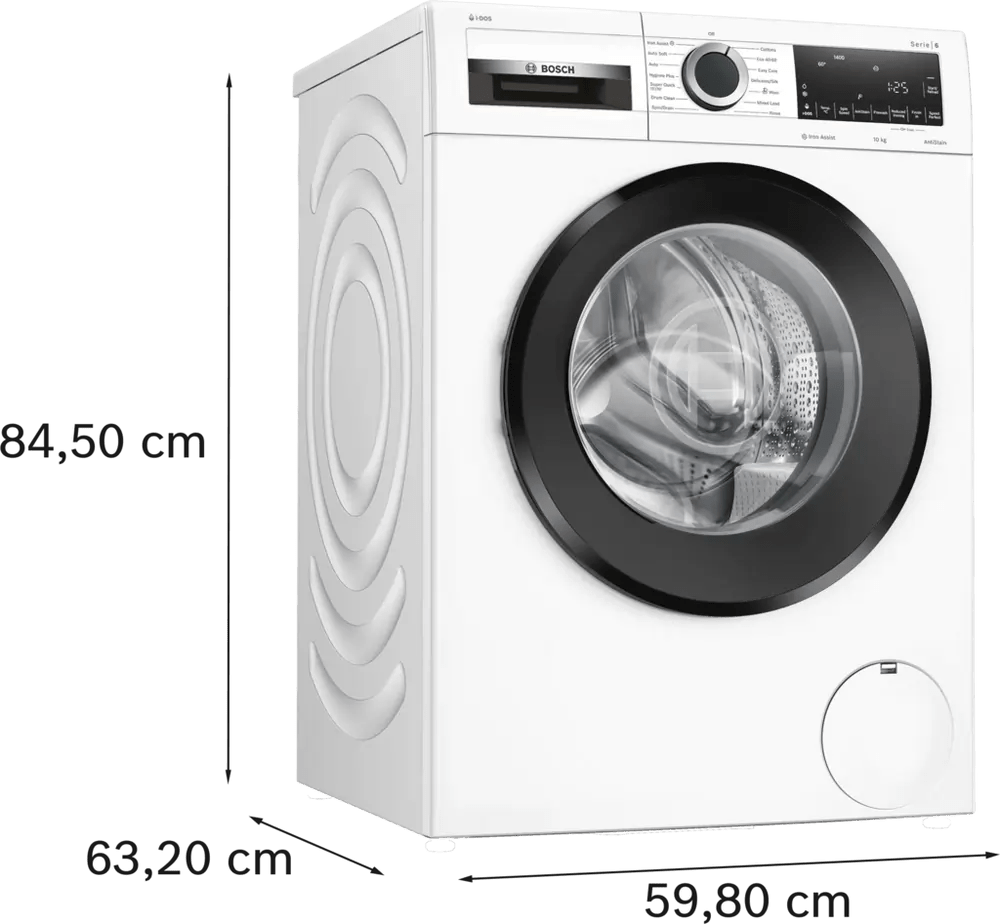 Bosch WGG254F0GB 10kg 1400 Spin Washing Machine, White | Atlantic Electrics - 42409541697759 