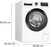 Thumbnail Bosch WGG254F0GB 10kg 1400 Spin Washing Machine, White | Atlantic Electrics- 42409541697759