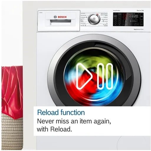 Bosch WGG254ZSGB Series 6 Washing Machine, 10kg, 1400 Spin, Silver, A Rated | Atlantic Electrics
