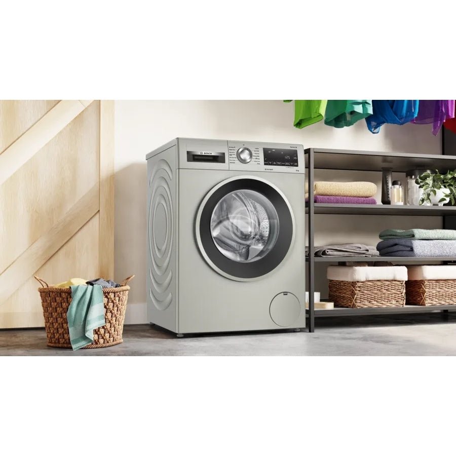 Bosch WGG254ZSGB Series 6 Washing Machine, 10kg, 1400 Spin, Silver, A Rated | Atlantic Electrics - 42852815044831 