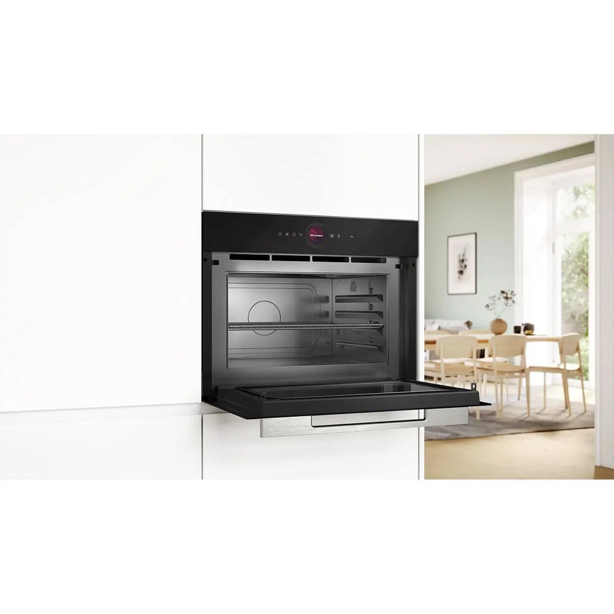 Bosch CEG732XB1B 36 Litre 1000W Built-in Microwave Oven With Grill, Black