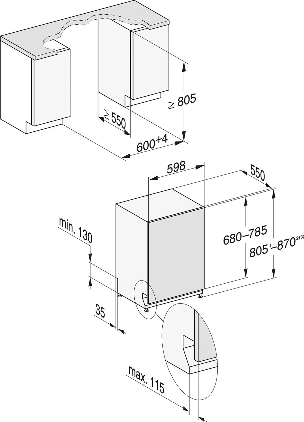 Miele G7380SCVI 60cm 14 Place Fully Integrated Dishwasher, A Rated - 43640213930207 