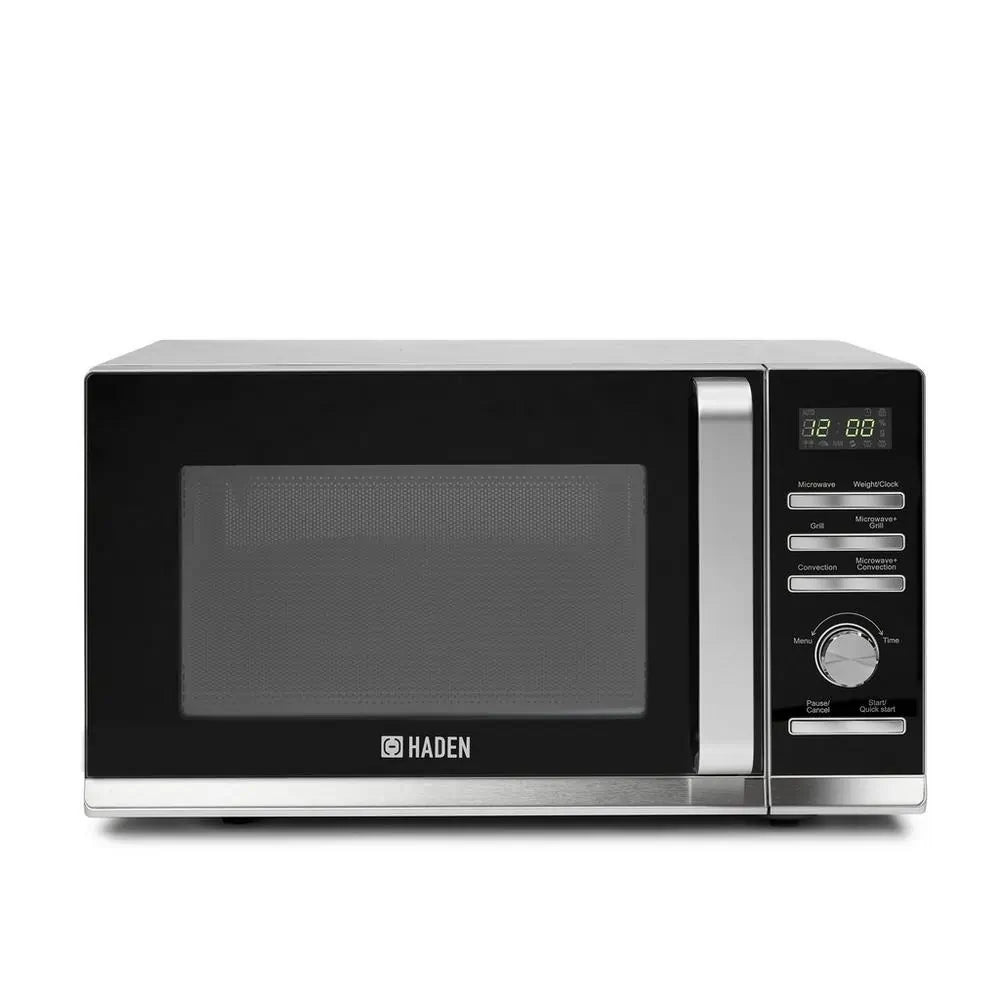 Haden 199102 25L 900W Combination Microwave Grill Black & Silver Effect | Atlantic Electrics - 42309234065631 