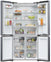 Thumbnail Haier HCR5919EHMB Cube 90 Series 5 525 Litre Four Door American Fridge Freezer - 42736611754207