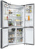 Thumbnail Haier HCR5919EHMB Cube 90 Series 5 525 Litre Four Door American Fridge Freezer - 42736611688671