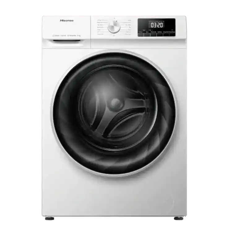 Hisense WFQY801418VJM 8kg 1400 Spin Washing Machine - White | Atlantic Electrics