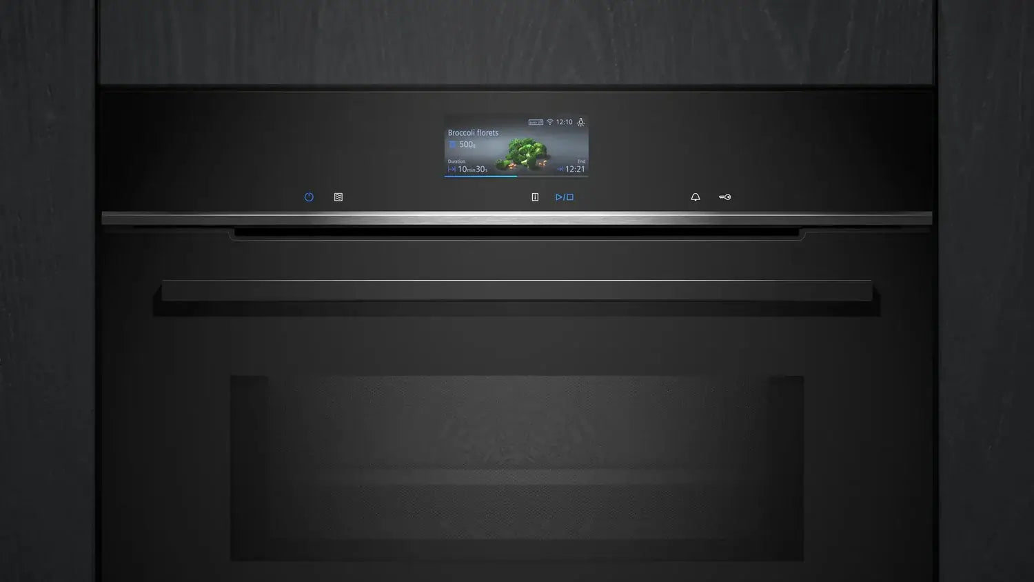 Siemens HM776G1B1B iQ700 67 Litres Built-In Electric Single Oven, Black