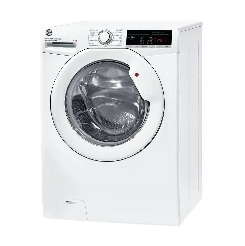 Hoover H3W48TA4 8Kg 1400 Spin Washing Machine - White | Atlantic Electrics - 42320468771039 
