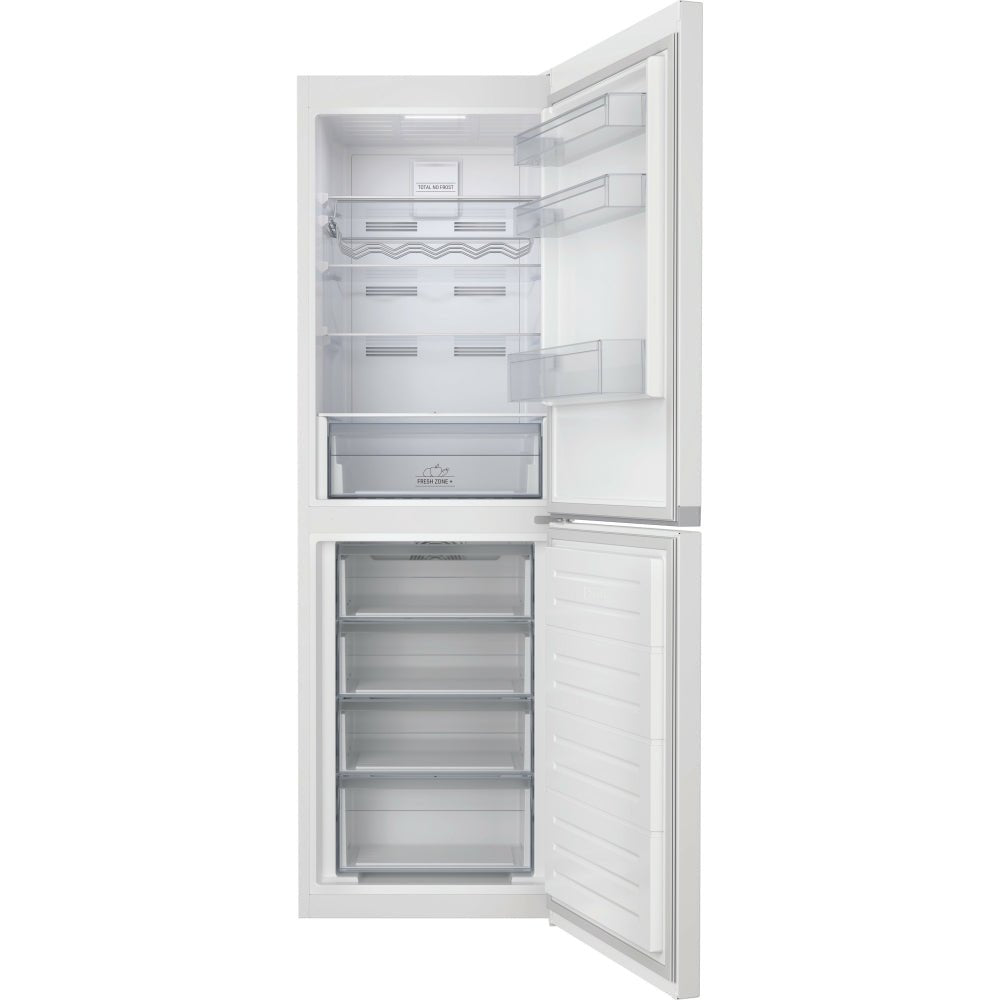 Hotpoint HBTNF60182WUK 322 Litre 50/50 Freestanding Fridge Freezer - White | Atlantic Electrics - 42280724791519 