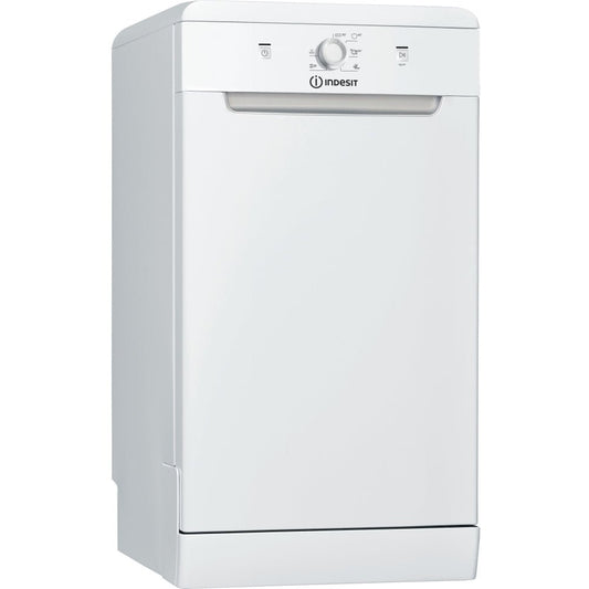 Indesit DF9E1B10UK 45cm Slimline 9 Place Settings Dishwasher, White | Atlantic Electrics