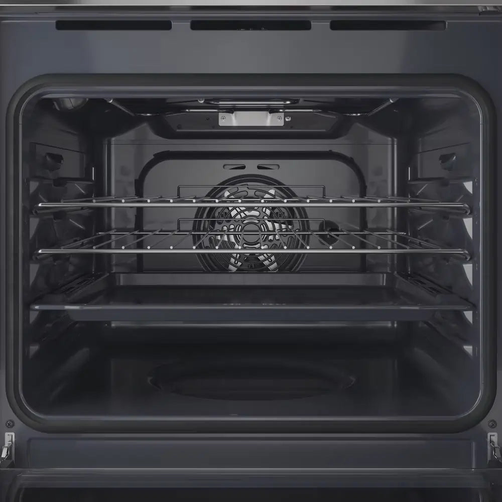 Indesit IO253XUK Built-in Turn&Go Click&Clean Electric Single Oven, Stainless Steel