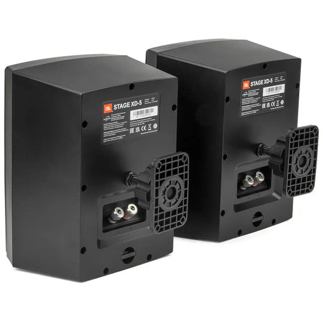 JBL STAGE XD5 Indoor/Outdoor All Weather Loudspeakers (Pair), Black - 43076533158111 