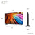 Thumbnail LG 43UT80006LA 43 4K LED Smart Television, Ashed Blue | Atlantic Electrics- 42816005800159
