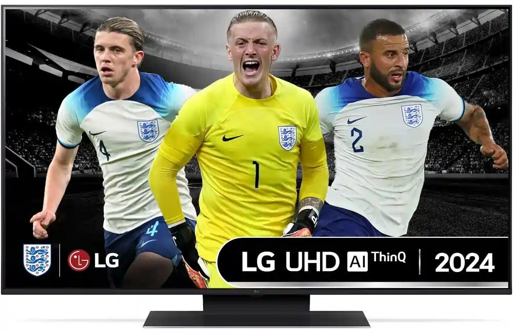 LG 50UT91006LA (2024) LED HDR 4K Ultra HD Smart TV, 50 inch with Freeview Play/Freesat HD, Ashed Blue | Atlantic Electrics - 42434531393759 