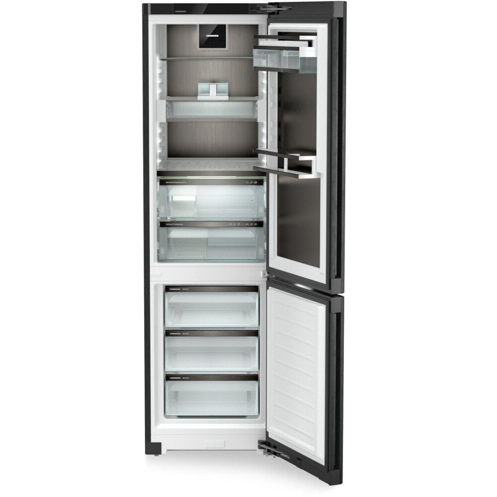 Liebherr CBNbsd 578i No Frost Fridge Freezer, 70/30, Black, D Rated | Atlantic Electrics - 42852865999071 