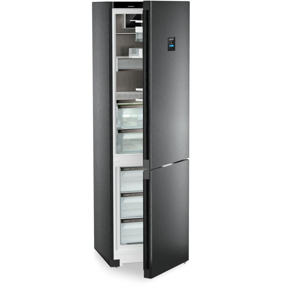 Liebherr CBNbsd 578i No Frost Fridge Freezer, 70/30, Black, D Rated | Atlantic Electrics - 42852865933535 