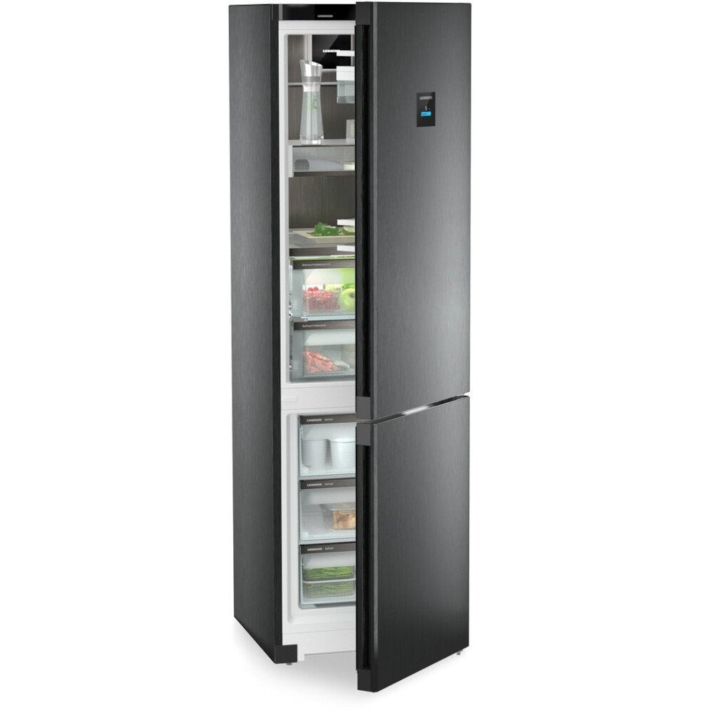 Liebherr CBNbsd 578i No Frost Fridge Freezer, 70/30, Black, D Rated | Atlantic Electrics - 42852866031839 