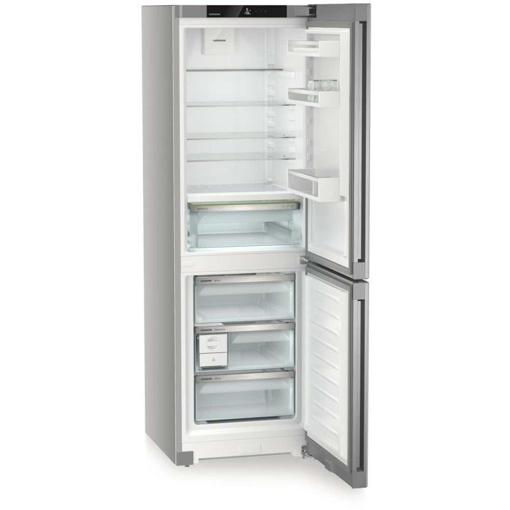 Liebherr CBNsdc522i Fridge Freezer, Silver, C Rated | Atlantic Electrics - 42719036473567 