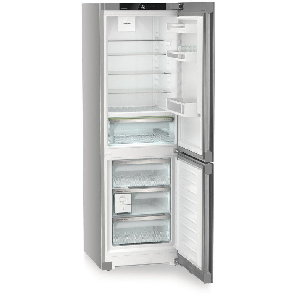Liebherr CBNsfc5223 No Frost Fridge Freezer, 70/30, Silver, C Rated | Atlantic Electrics