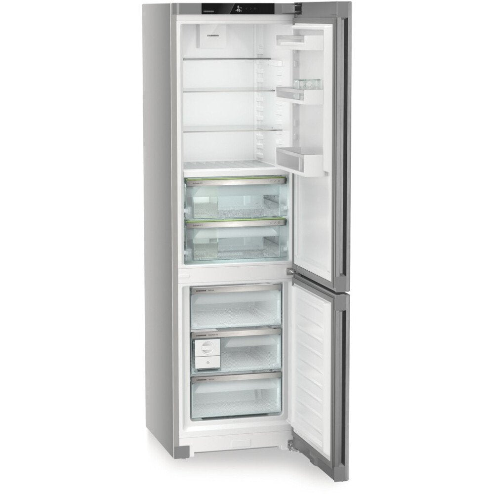 Liebherr CBNsfc57vi No Frost Fridge Freezer, 70/30, Silver, C Rated | Atlantic Electrics - 42719036539103 