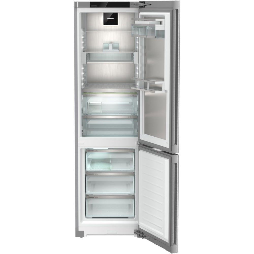 Liebherr CBNstb579i Fridge Freezer, Silver, B Rated | Atlantic Electrics