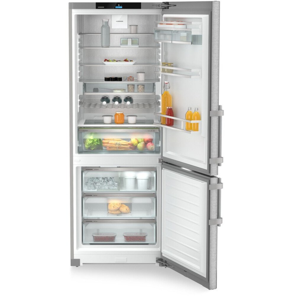 Liebherr CNsdd 776i No Frost Fridge Freezer, 70/30, Silver, D Rated | Atlantic Electrics - 42852871274719 